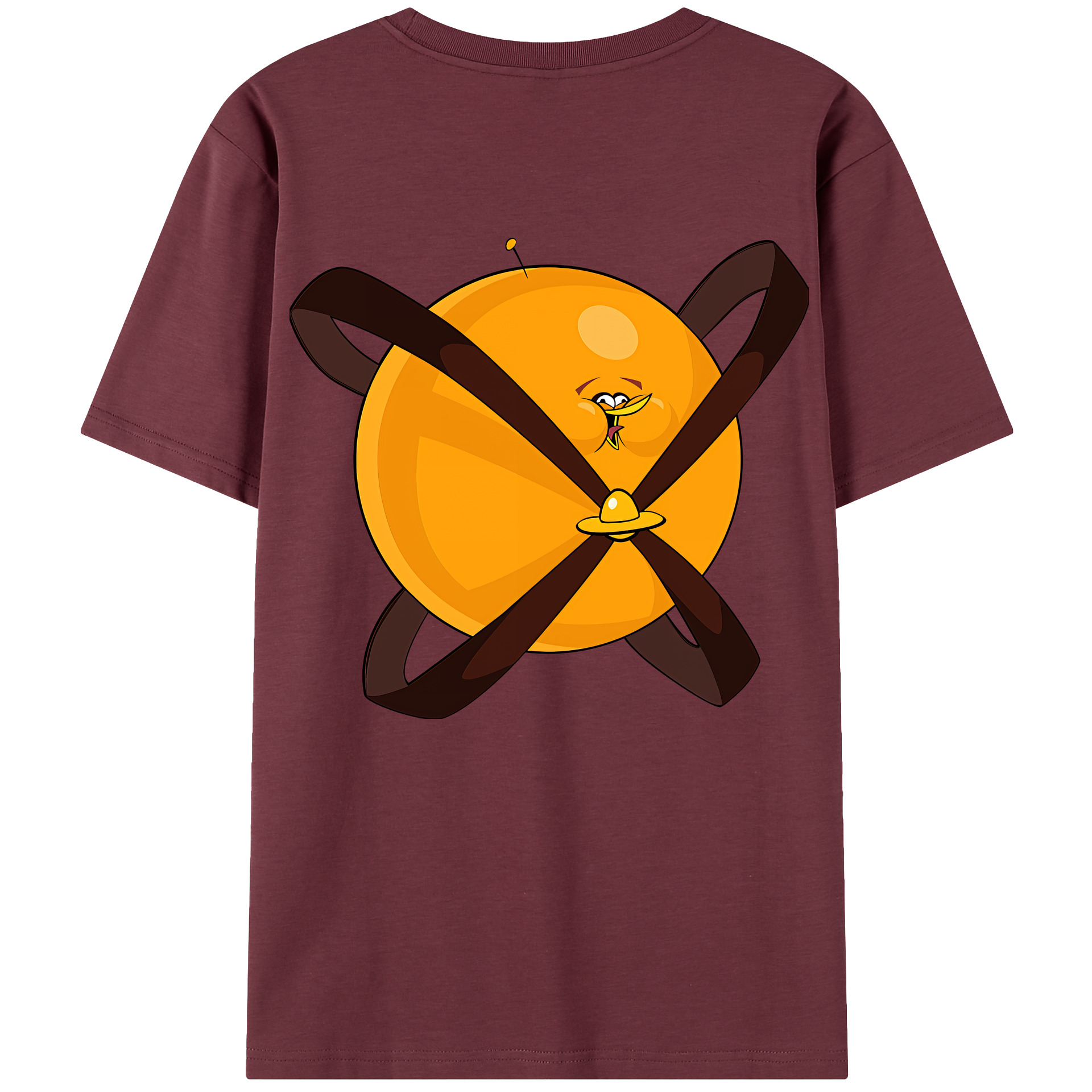 （画像用） Angry Birds アングリーバード 綿100％半袖Tシャツ（背面プリント）